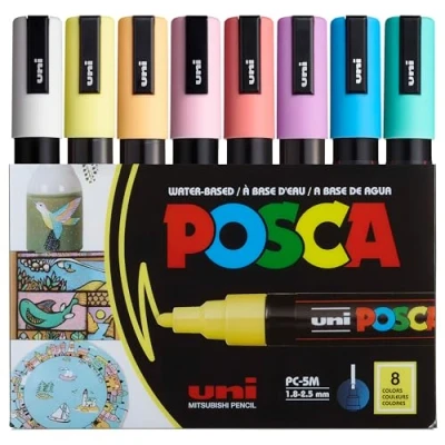 Afbeelding van PC 5M MEDIUM SET/8 SOFT CLR