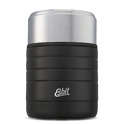 Afbeelding van Esbit Majoris Thermos Voedselcontainer 600ml Zwart 100% Lekvrij