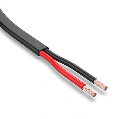 Afbeelding van AUPROTEC FLRYY Autokabel, 2 x 1,0 mm², 10 m plat, platte kabel, voertuigkabel/voertuigkabel, verschillende toepassingen, polige kabel geschikt voor aanhangers