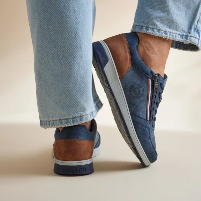 Afbeelding van Bugatti Arriba Sneakers blauw Leer Heren Maat 46