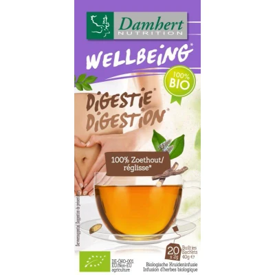 Afbeelding van 3x Damhert Wellbeing Thee Zoethout 20 stuks