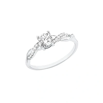 Afbeelding van s.Oliver Ring 925 Sterling Zilveren Dames Ringen, Met Zirkonia Synth., Zilver, Wordt Geleverd In Sieraden Geschenkverpakking, 9079360