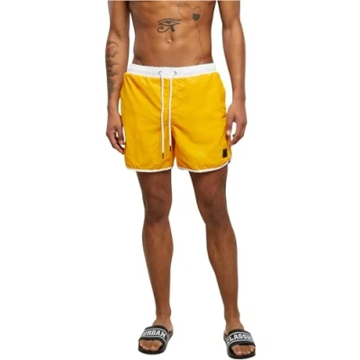 Afbeelding van Urban Classics Retro Zwemshorts, Heren, Maat: Large, White magicmango