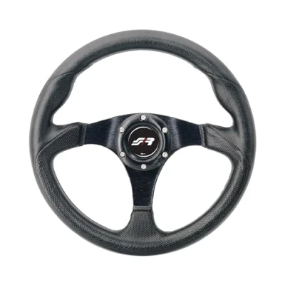 Afbeelding van Simoni Racing Universeel Sportstuur Barchetta Evo Zwart PU Diameter 320mm