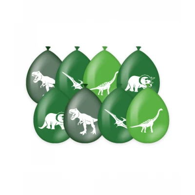 Afbeelding van Dino World Ballonnen 30cm 8 stuks