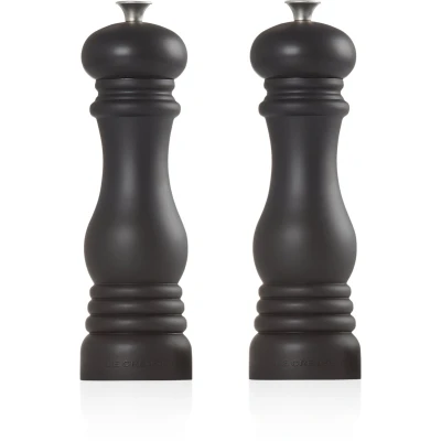 Afbeelding van Le Creuset peper en zoutmolen set mat zwart 21 cm