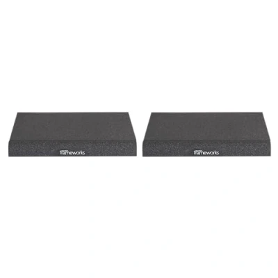 Afbeelding van Gator Frameworks Akoestische schuim Isolation Pads voor grote studiomonitoren, past op de meeste luidsprekerstatieven, bureaus en boekenplanken; 2 pak (GFW ISOPAD LG)