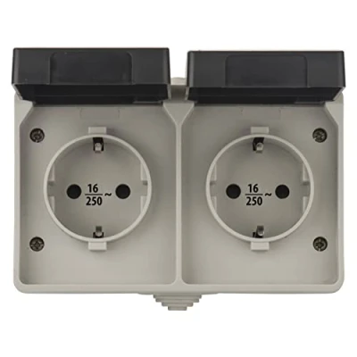 Afbeelding van EMOS A1396.1 DOUBLE DOSE IP44 SCHUKO, 250 V