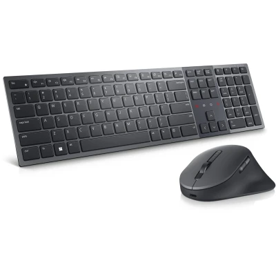 Afbeelding van Dell KM900 Qwerty US RF &amp; BT Desktopset Grijs