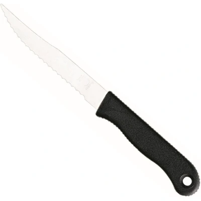 Afbeelding van RÖR Solingen Tomatenmes met Kartel RVS Lemmet 10.5 cm Extra Grip Heft Kunststof Zwart