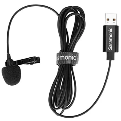 Afbeelding van Saramonic SR ULM10, Lavalier microfoon met usb en 200 cm kabel, voor computer