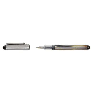 Afbeelding van Vulpen Pilot V pen zilver zwart