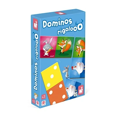 Afbeelding van Janod Spel Domino rigolooo