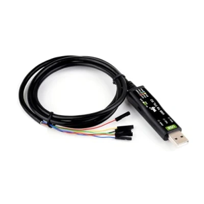 Afbeelding van Industrial USB TO TTL Serial Converter Adapter Cable (C) 3.3V 5V Onboard FT232RNL Chip Suitable for Port Debugging of Equipments