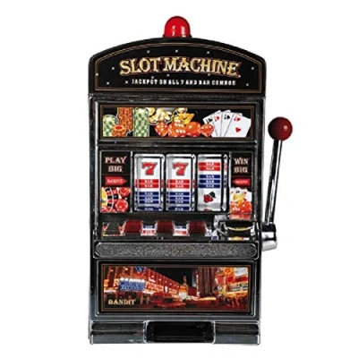 Afbeelding van Out of the Blue Slotmachine Spaarpot Grote Gokmachine 36 x 20 cm Kunststof Speelautomaat