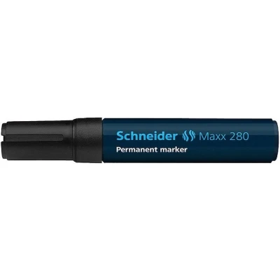 Afbeelding van Schneider permanent marker 280 beitel zwart 5st.