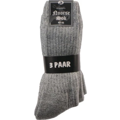 Afbeelding van Stapp Herenanklet Kelvin Grijs sokken maat 31 34 3pack Noorse Winter Warme
