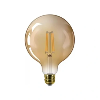 Afbeelding van Philips LED Globe Spiraal Goud 40 W E27 Niet Dimbaar extra warmwit licht