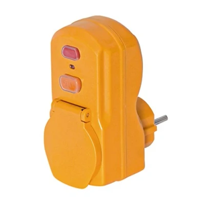 Afbeelding van Brennenstuhl 1290631 adapter stroomschakelaar 30 mA 1P + N T 16 A 230 V IP54, oranje