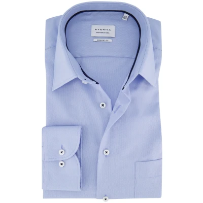 Afbeelding van Eterna Comfort FIT Overhemd, Heren, Maat: 42, Hellblau