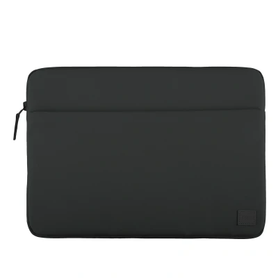 Afbeelding van Uniq Vienna Laptop Hoes Gerecyclede Laptopsleeve 16 Inch Gerecycled Kunststof Midnight Black / Zwart