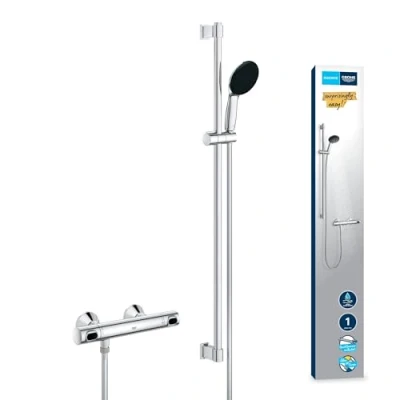 Afbeelding van GROHE 34805001 Precision Flow THM shw. exp +shw.set 900 Thermostaatsproeier, 1/2 inch, chroom