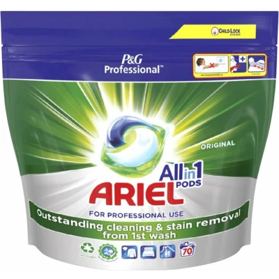 Afbeelding van Ariel Professional wasmiddel All in 1 Regular, pak van 70 capsules 2 stuks