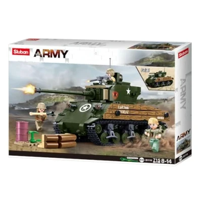 Afbeelding van Sluban M4A3(76W) Middel Tank WWII M38 B1110