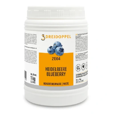 Afbeelding van bosbessenpasta, van driedubbel, nr. 213, 1 kg