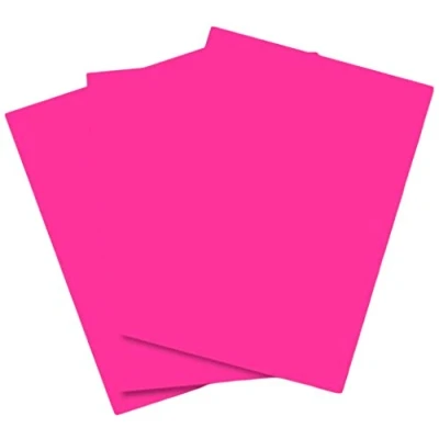 Afbeelding van House of Card &amp; Paper A4 80 GSM gekleurd papier helder roze (pak van 50 vellen), HCP58