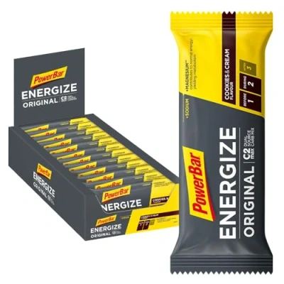 Afbeelding van 3x PowerBar Energize Bar Cookies&amp;Cream 55 gr