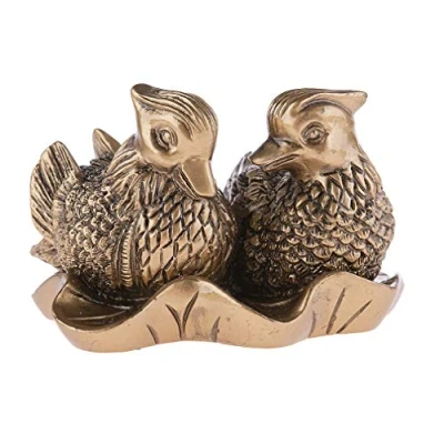 Afbeelding van Lachineuse Mandarijn vogel paar Aziatisch symbool van liefde Feng Shui