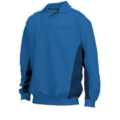 Afbeelding van Tricorp Polosweater Koningsblauw Marine Maat XL