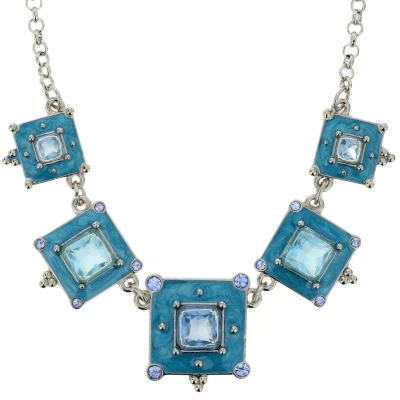 Afbeelding van Behave Korte ketting met blauwe stenen