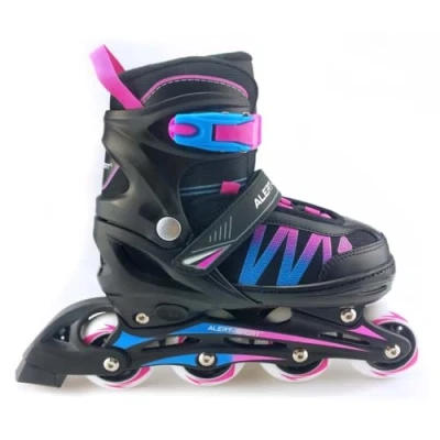 Afbeelding van Alert Inline Skates Maat 39 42 Blauw/Roze/Zwart