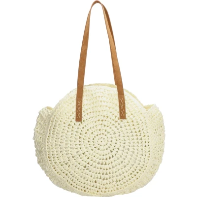Afbeelding van PE Florence Straw Shopper Wit