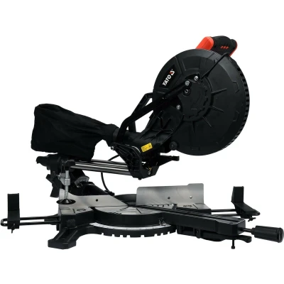 Afbeelding van YATO Afkort en Verstekzaag 1800W Ø 255mm 36 Tands zaagblad Telescopisch Met lasergeleider Voor hout &amp; Metaal