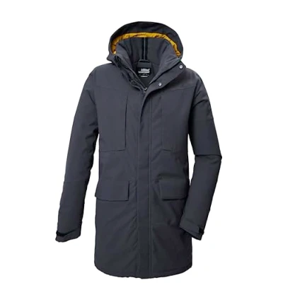 Afbeelding van killtec Heren functionele parka/parka met afritsbare capuchon KOW 80 MN PRK, marine, XXL, 41848 000