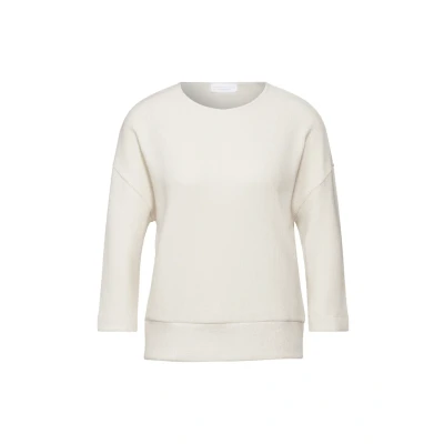 Afbeelding van Street One Studio Struktur Longsleeve, Dames, Maat: 42, Weiß