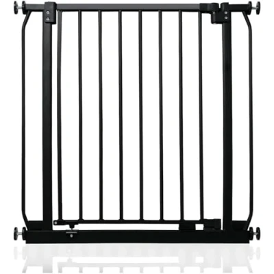 Afbeelding van Safetots Elite Veiligheidshekje Assortiment, 71cm 80cm (72 opties beschikbaar), Mat Zwart, Drukbevestiging Traphekje, Babyhekje voor Deuren, Gangen en Ruimtes, Veiligheidsbarrière, Eenvoudige Installatie