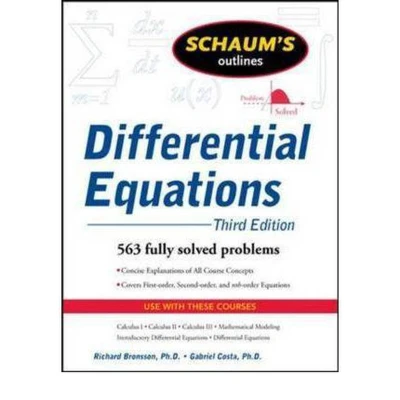 Afbeelding van Schaum&#039;s Outline of Differential Equations