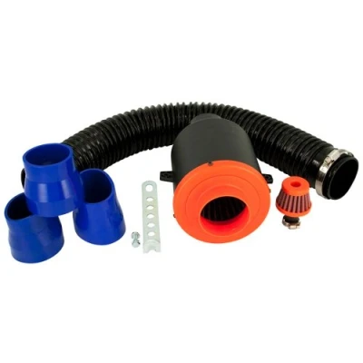 Afbeelding van AutoStyle Universeel Luchtfiltersysteem incl. 80cm Slang/Carterfilter/3 Adapters 55mm/63mm/70mm