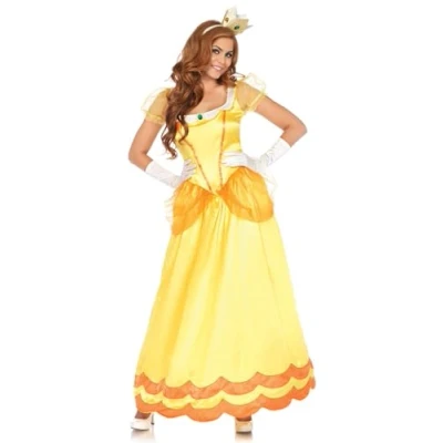 Afbeelding van Leg Avenue 85559 2 teilig Set Sonnenblumen Prinzessin, Damen Karneval Kostüm Fasching, L, gelb/orange