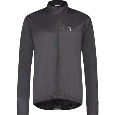Afbeelding van BBB Cycling BaseShield Fietsjack Wielrennen Winddicht en Waterafstotend Fietsjas Voor Dames Heren Zwart Maat L BBW 148