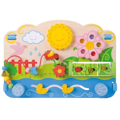 Afbeelding van Bigjigs Activity Panel Flower Speelgoed voor kinderen, Maat: One Size, Multicoloured