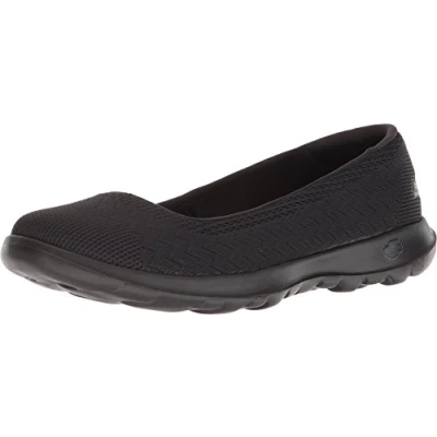 Afbeelding van Skechers Dames Go Walk Lite Ballet Flat, Zwart, 38.5 EU
