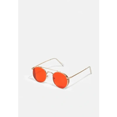 Afbeelding van Urban Classics Sunglasses Chios Unisex Zonnebril goldcoloured/red, Heren, Maat: One Size, Gold coloured/red