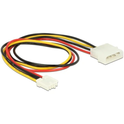 Afbeelding van Delock Kabel Power 4 Pin Stecker &gt; Floppy Buchse 40 cm