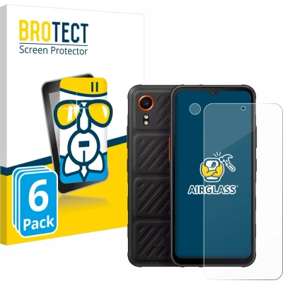 Afbeelding van BROTECT Screenprotector voor Samsung Galaxy XCover 7 (Voor+Camera) Folie Beschermfolie Beschermglas transparant (6 Stuks)