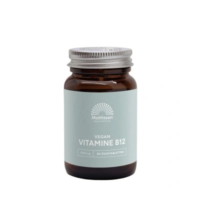 Afbeelding van Mattisson HealthStyle Vitamine B12 1000mcg Zuigtabletten